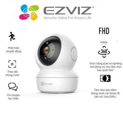 Camera IP Wifi EZVIZ C6N 2MP Full HD, Xoay 360 Độ, Đàm Thoại 2 Chiều