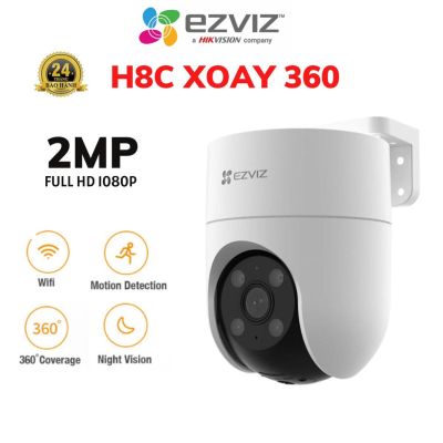 Camera Wi-fi EZVIZ H8C 2MP Ngoài Trời, Quay Quét 360 Độ, Đàm Thoại 2 Chiều, Ghi Hình Màu Ban Đêm