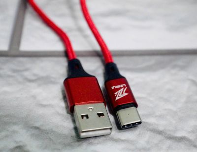 Cáp Sạc Nhanh Bọc Dù Dài 1M LINRUI Đầu Ra USB - Type C